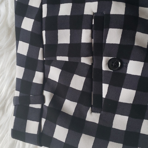 Banana Republic gingham ankle pants - Picture 7 of 8